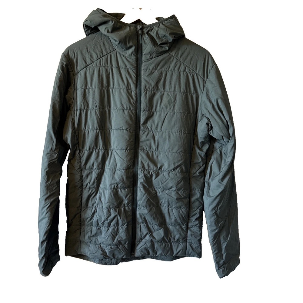 Black Diamond First Light Hoody Gray Men's Activewear Puffer Jacket Size Small